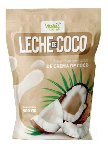 Leche De Coco En Polvo 500 Gram - g a $74