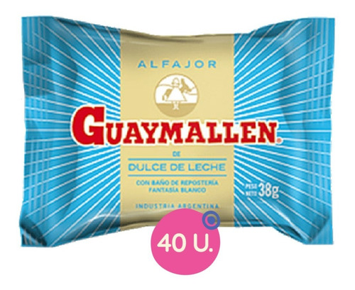 Alfajor Guaymallen X40 Unidades - Super Oferta Delipop
