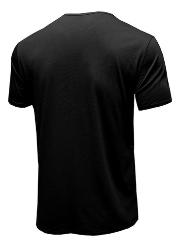 Camiseta Transpirable Cómoda Con Cuello Redondo Para Hombre