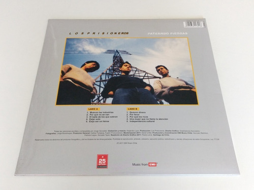 Imagen 2 de 2 de Vinilo Los Prisioneros / Pateando Piedras / Nuevo Sellado