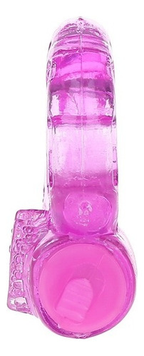 Anillo Vibrador Retardante Consolador Juguete Erotico Color Rosa