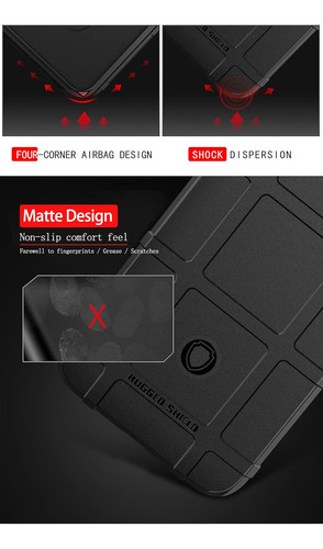 Funda Suave Silicona Tpu Uso Rudo Para Galaxy S9 Plus+mica Negro Samsung Galaxy S9+/s9 Plus