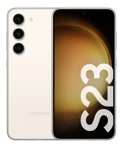 Smartphone Samsung Galaxy S23 5g, 512gb, 8gb Ram, Câmera Tripla Traseira De 50mp +12mp + 10mp, Selfie De 12mp, Tela Infinita De 6.1 Creme - Excelente (Recondicionado)