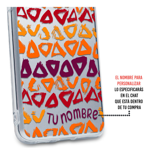 Funda Para Vivo Tribal Étnico Abstracto Con Tu Nombre