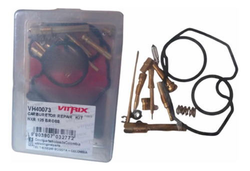 Kit Carburador Moto Honda Bross Marca Vitrix