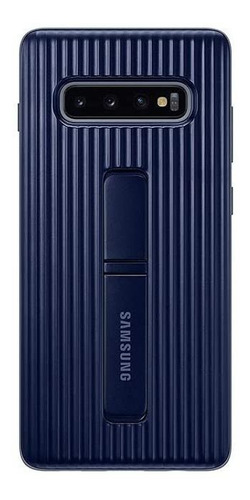 Funda Original Samsung Para  Galaxy S10 Plus Azul Con Pie