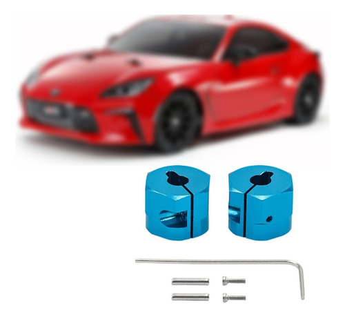 2 Piezas 1/10 Rc Rc Car Rueda Hex Exportador