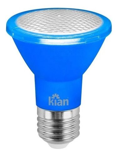 Lâmpada Kian Led Par20 6w Azul Base E27 Bivolt 110V/220V