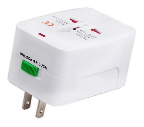Imagen 3 de 10 de Adaptador Enchufe Ac Viajero / Convertidor Universal Europa