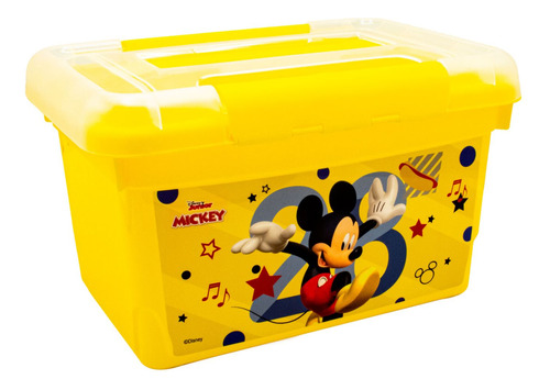 Caja Plástica Salento 10 Lt Mickey Mouse Disney Wenco