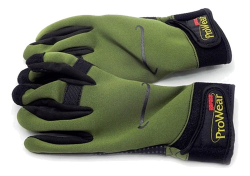 Guantes Pesca Rapala Neoprene 2mm Dedos Desmontables 