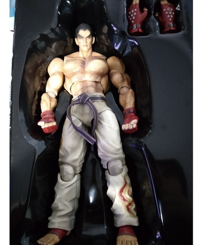 Tekken Kazuya Mishima Play Arts Kai Original Boneco Figura (Usado)