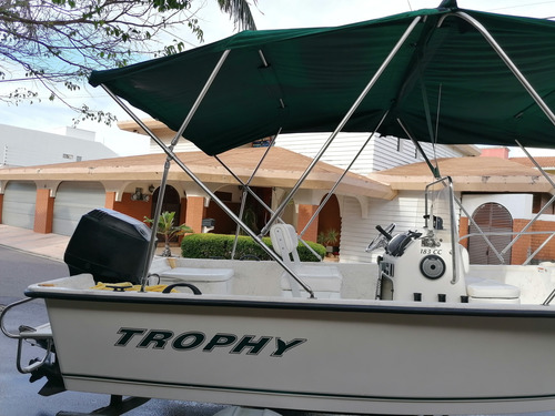 Lancha Trophy 18 Pies Modelo 2009 Con Motor Mercury 2 Tiempo