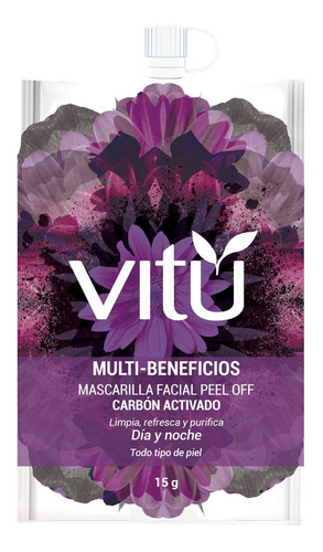 Mascarilla Vitu Carbón Activado 15g Vitú