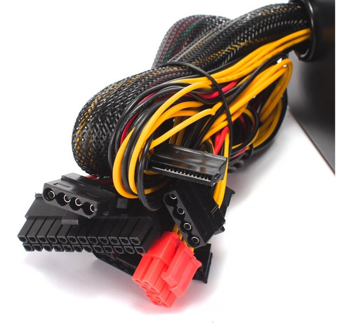 Fonte Atx 500w Reais Pc Cowboy Kp-534 Silenciosa 110v 220v