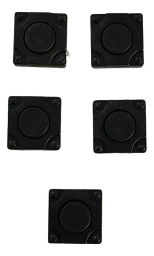 10 X Chave Tactil Push Button A Prova Dagua 12x12x6mm Cor Preto