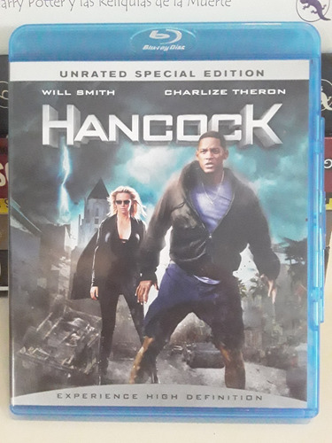 Hancock- Pelicula Blu Ray Original- W. Smith Y Ch. Theron