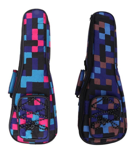 Imagen 12 de 12 de Bolsa De Almacenamiento Para Guitarra De 4 Cuerdas 3 Piezas