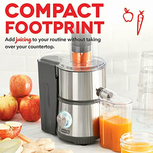 Dash Compact Centrifugal Juicer, Press Juicing Machine,