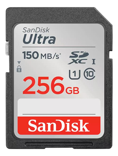 Sandisk Tarjeta De Memoria Sd 256g Para Cámara 150mb/s Ultra