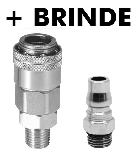 Chave Impacto Pneumática De Meia Polegada 69kgf + Brinde