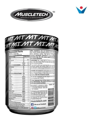 Amino Energy 300 Gr Muscletech Duros/granulados Envio Gratis
