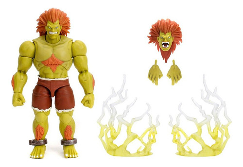 Jada Toys Blanka Super Street Fighter Ii Figura Articulada