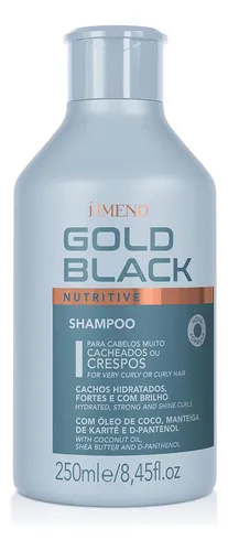 Shampoo Amend Gold Black Nutritivo 250ml