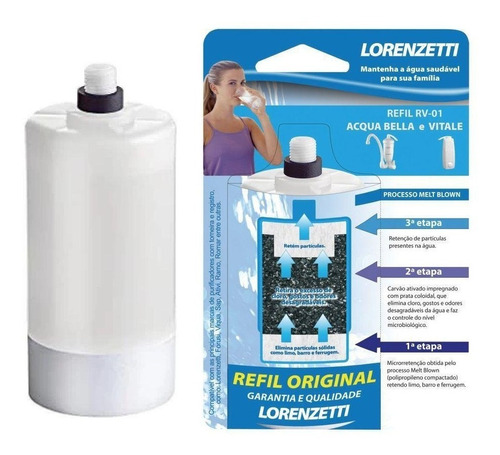 Refil Vela P/ Filtro Acqua Bella E Vitale - Lorenzetti