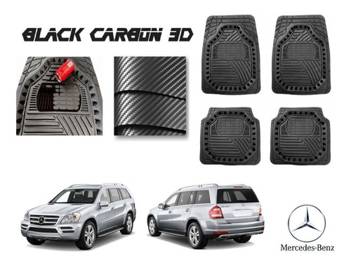 Tapetes Premium Black Carbon 3d Mercedes Benz Gl 450 07 A 12