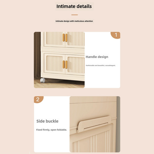 Caja De Almacenamiento Plegable De 5 Niveles Blanco