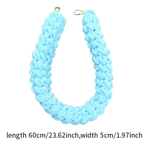 Hámster Trepando Cuerda Perchas De Pájaros Accesorios Azul
