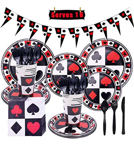 Kit De Fiesta Suministros Para Fiestas De Casino, Kit De Sum