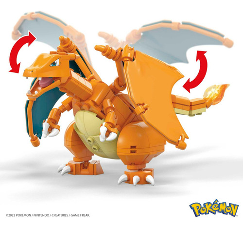 Figura De Construcción Mega Construx Pokémon Charizard