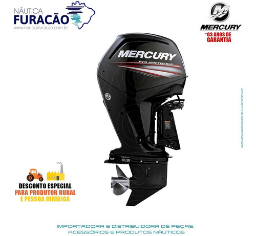Motor De Popa Mercury 4 Tempos 115hp Elpt Efi Ct