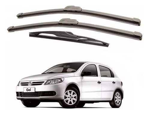 Limpador Parabrisa Dian + Tras Volkswagen Gol G5 2009 A 2012