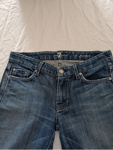 Pantalón Jeans Capri Talla 28, Marca Seven For All Mankind 7