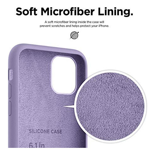 Carcasa Silicona Para iPhone 11 Diseño Labio Elevado Camara