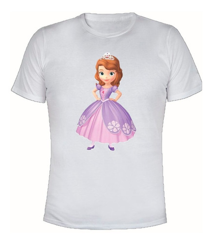 Remera Niños De Algodón Estampada La Princesita Sofia Disney