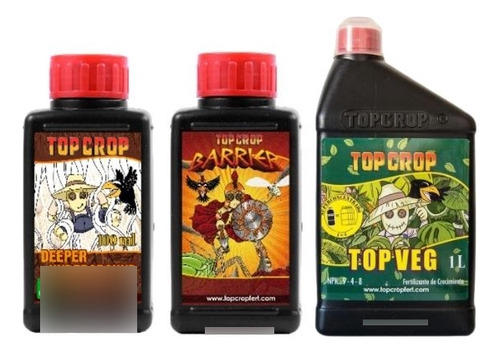 Combo Kit Top Crop Deeper 100ml + Barrier 100ml + Top Veg 1l