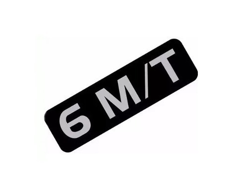 Emblema 6 M/t 6mt Resinado Linha Nissan Frontier