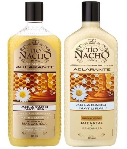 Tío Nacho® Aclarante Pack Shampoo + Acondicionador 415ml