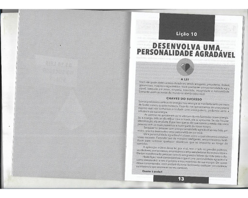 As 16 Leis Do Sucesso N° 7 - Personalidade ( Ed. Faro-2019-36 Pgs- Livreto Auto Ajuda ) (Usado)