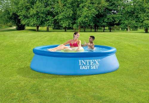 Piscina Inflavel Easy Set 1.942 Litros Intex 28106 Cor Azul