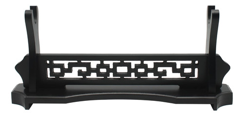 Soporte De Espada Samurái De Escritorio Negro Estante Exhi