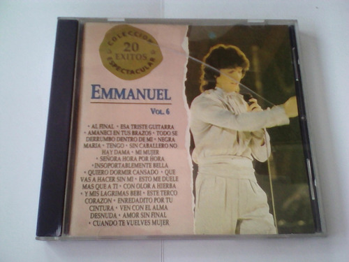 Cd Emmanuel - Colección 20 Éxitos Vol. 6