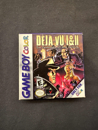 Deja Vu 1 Y 2 Para Gameboy Color Completo En Caja