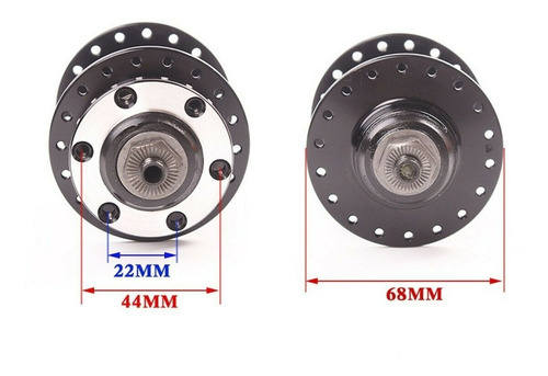 Parts Rear Hub Disc Brake Hub Set Replacement Speed Durable
