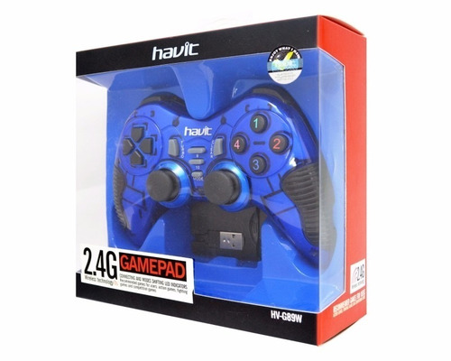 Imagen 2 de 4 de Control Gamepad Havit Hv-g89w Inalambrico Vibracion Pc Ps3