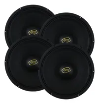 Comprar 4 Woofers 10 Pol E510 Lc Eros 2000 Rms Som Automotivo 4 Ohms